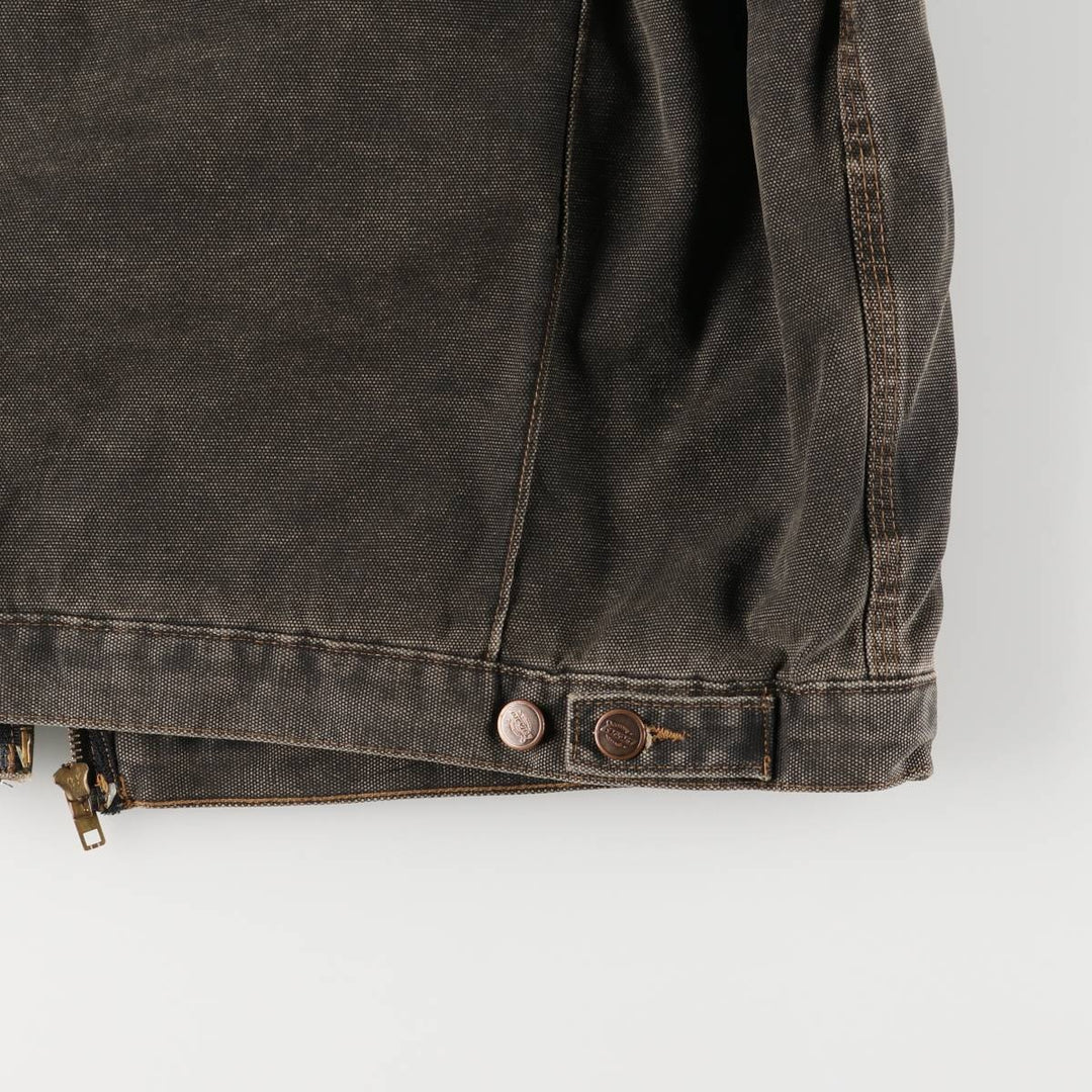 1990'S Dickies Detroit Jacket-style Padded Duck Work Jacket, Men's, Size XXL, Vintage unclear black type Vintage Second Hand