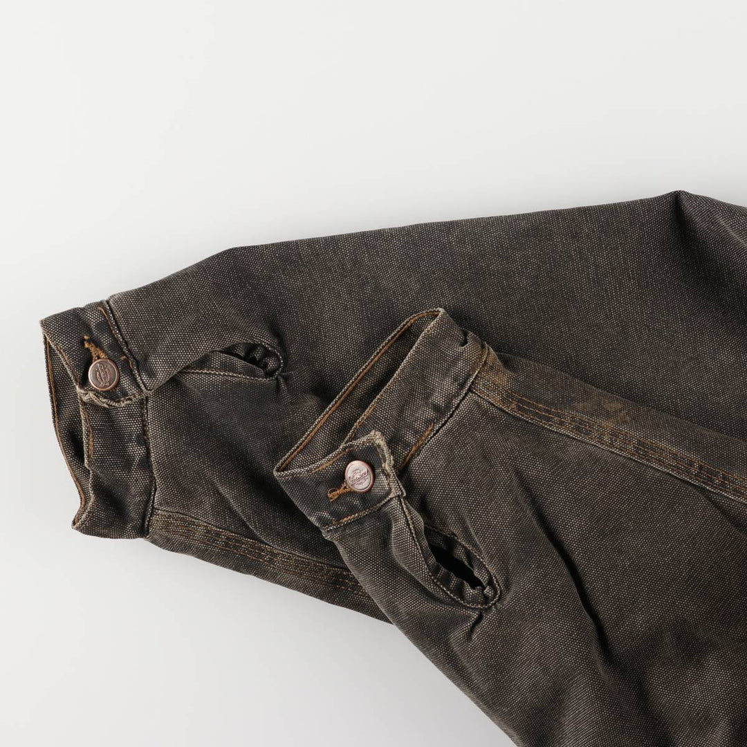 1990'S Dickies Detroit Jacket-style Padded Duck Work Jacket, Men's, Size XXL, Vintage unclear black type Vintage Second Hand