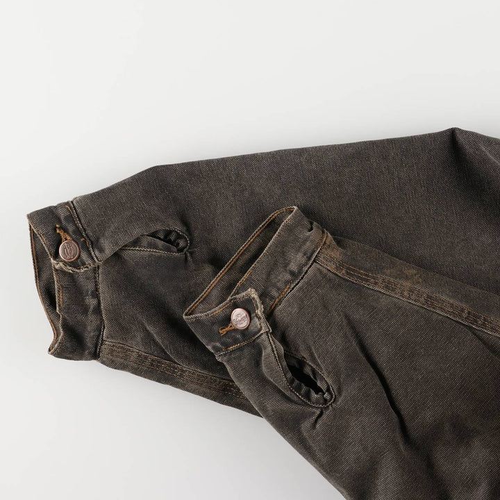 1990'S Dickies Detroit Jacket-style Padded Duck Work Jacket, Men's, Size XXL, Vintage unclear black type Vintage Second Hand