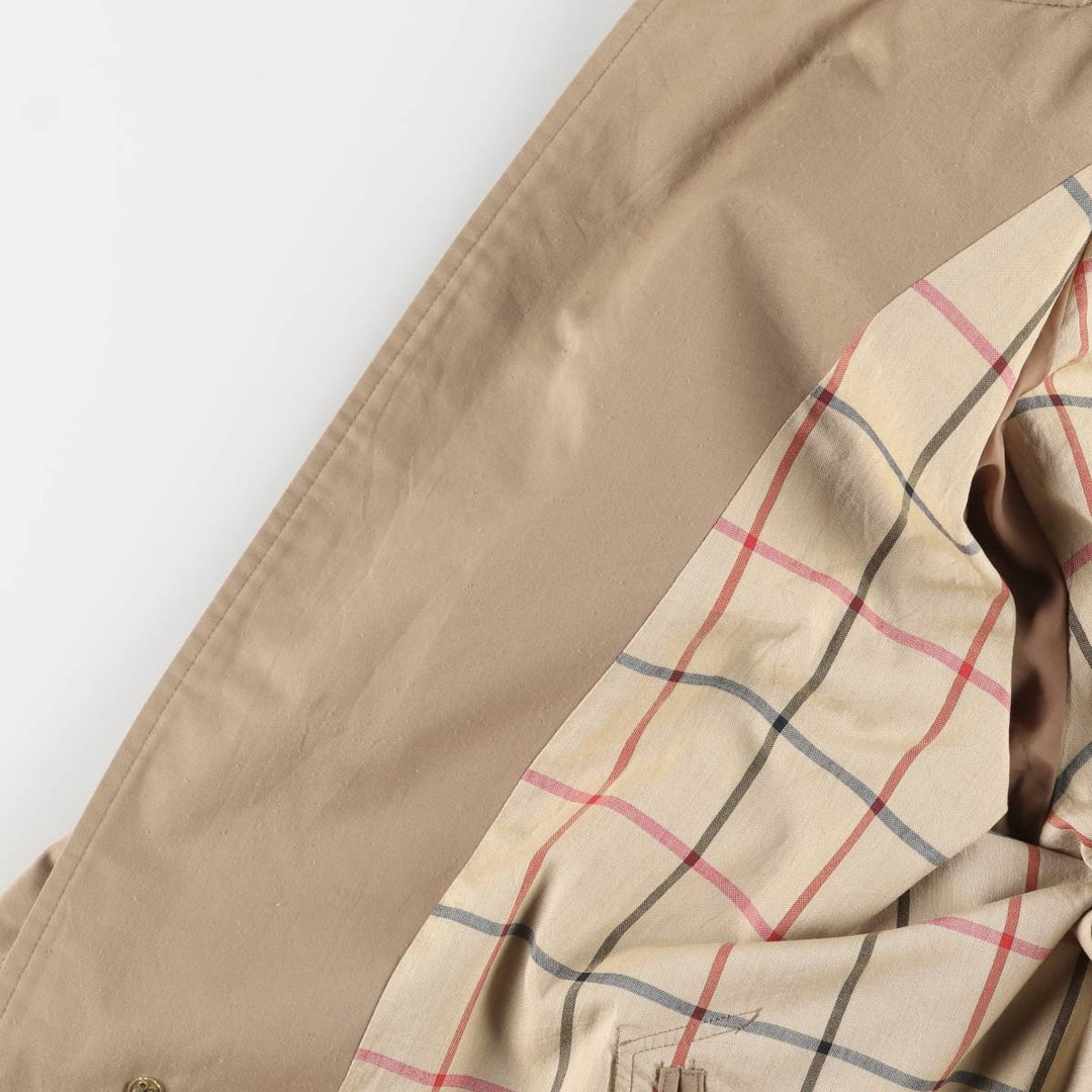 Burberry's Balmacaan Coat, Made in England, Men's XL Size Terylene Beige type Vintage Second Hand