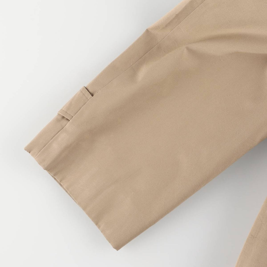 Burberry's Balmacaan Coat, Made in England, Men's XL Size Terylene Beige type Vintage Second Hand