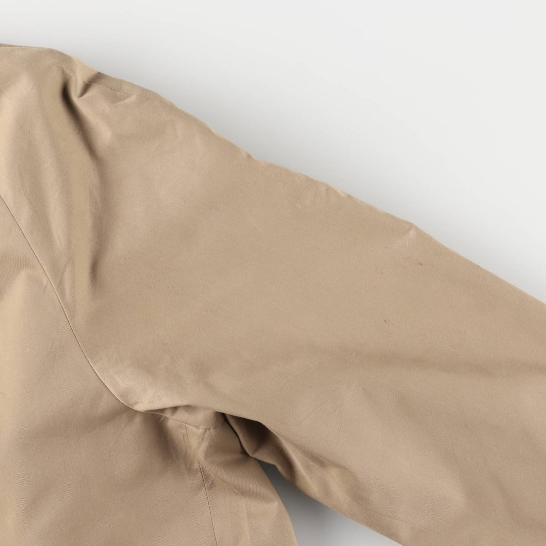 Burberry's Balmacaan Coat, Made in England, Men's XL Size Terylene Beige type Vintage Second Hand