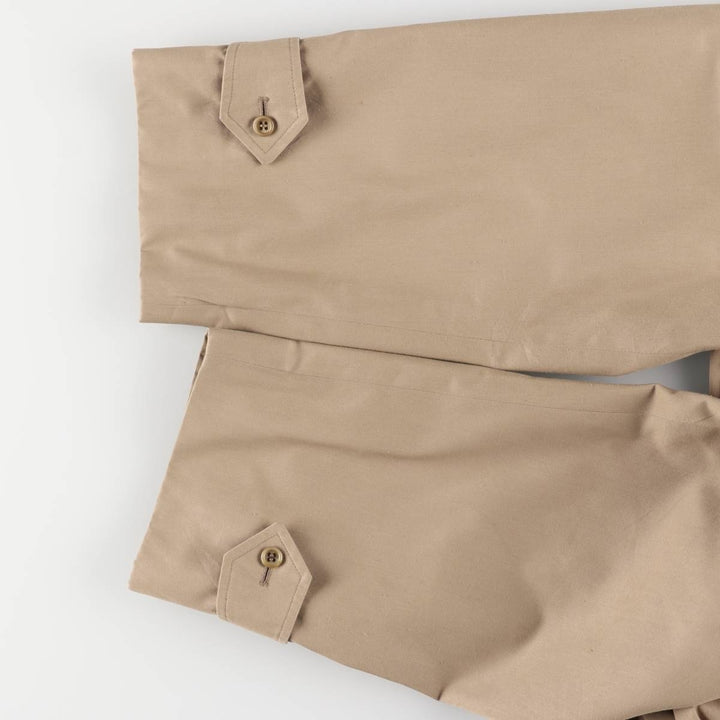 Burberry's Balmacaan Coat, Made in England, Men's XL Size Terylene Beige type Vintage Second Hand