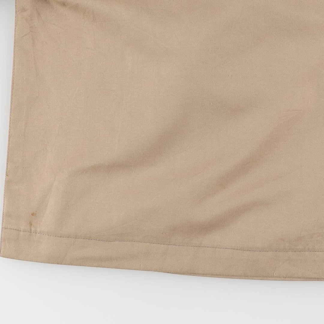 Burberry's Balmacaan Coat, Made in England, Men's XL Size Terylene Beige type Vintage Second Hand