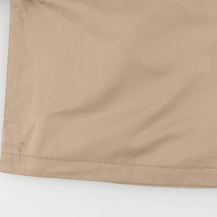 Burberry's Balmacaan Coat, Made in England, Men's XL Size Terylene Beige type Vintage Second Hand