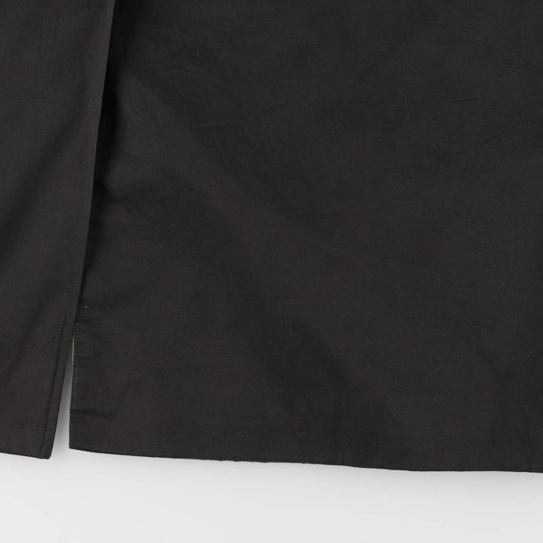 Burberry's Balmacaan Coat, Made in England, Men's Size L polyester black type Vintage Second Hand