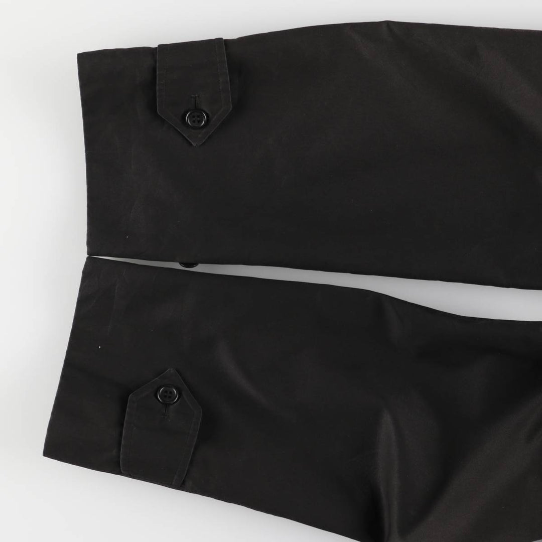 Burberry's Balmacaan Coat, Made in England, Men's Size L polyester black type Vintage Second Hand