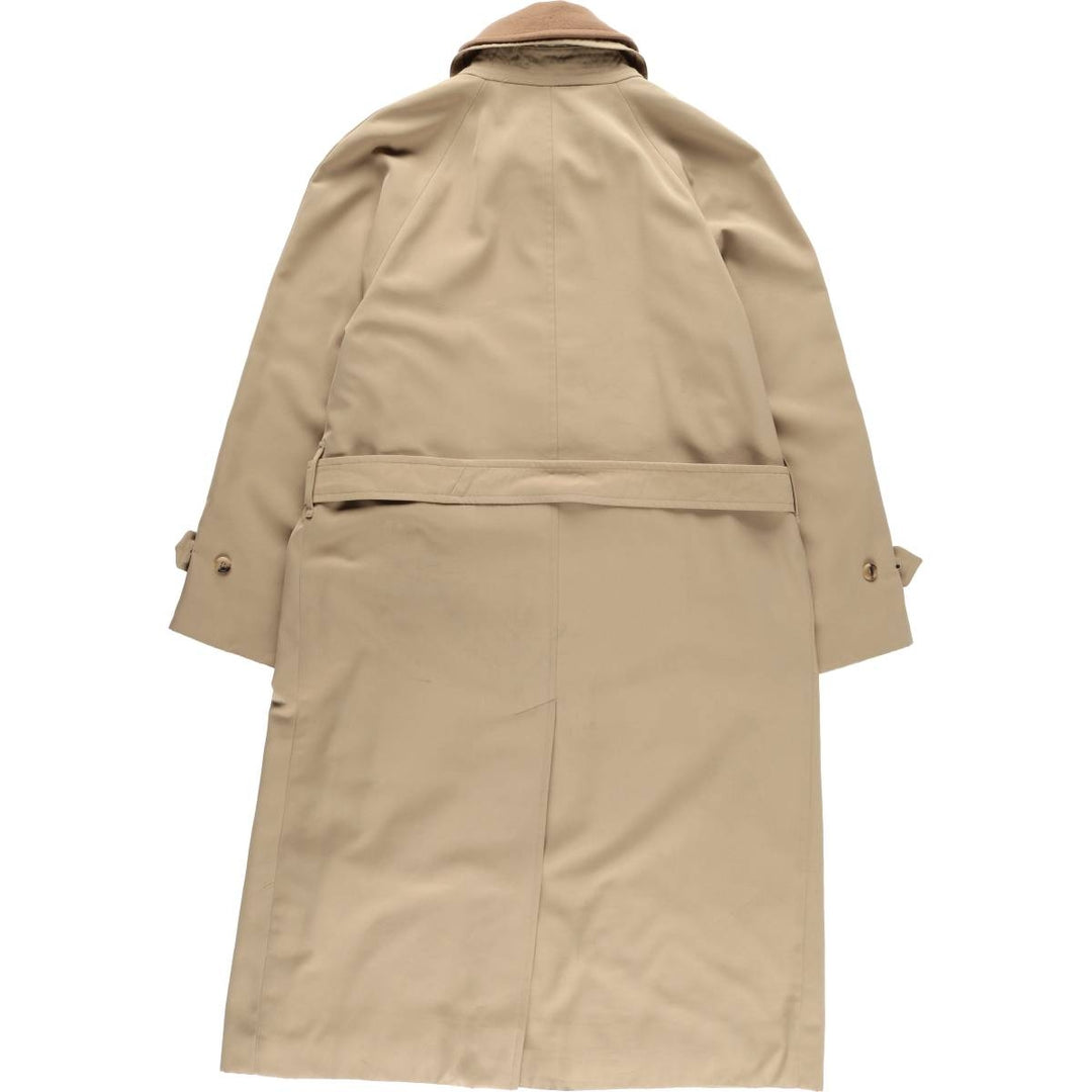 Burberry's BURBERRY LONDON Balmacaan Coat, Men's XL polyester Beige type Vintage Second Hand