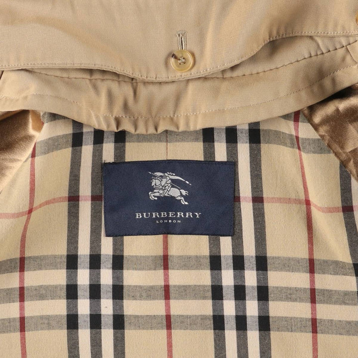 Burberry's BURBERRY LONDON Balmacaan Coat, Men's XL polyester Beige type Vintage Second Hand