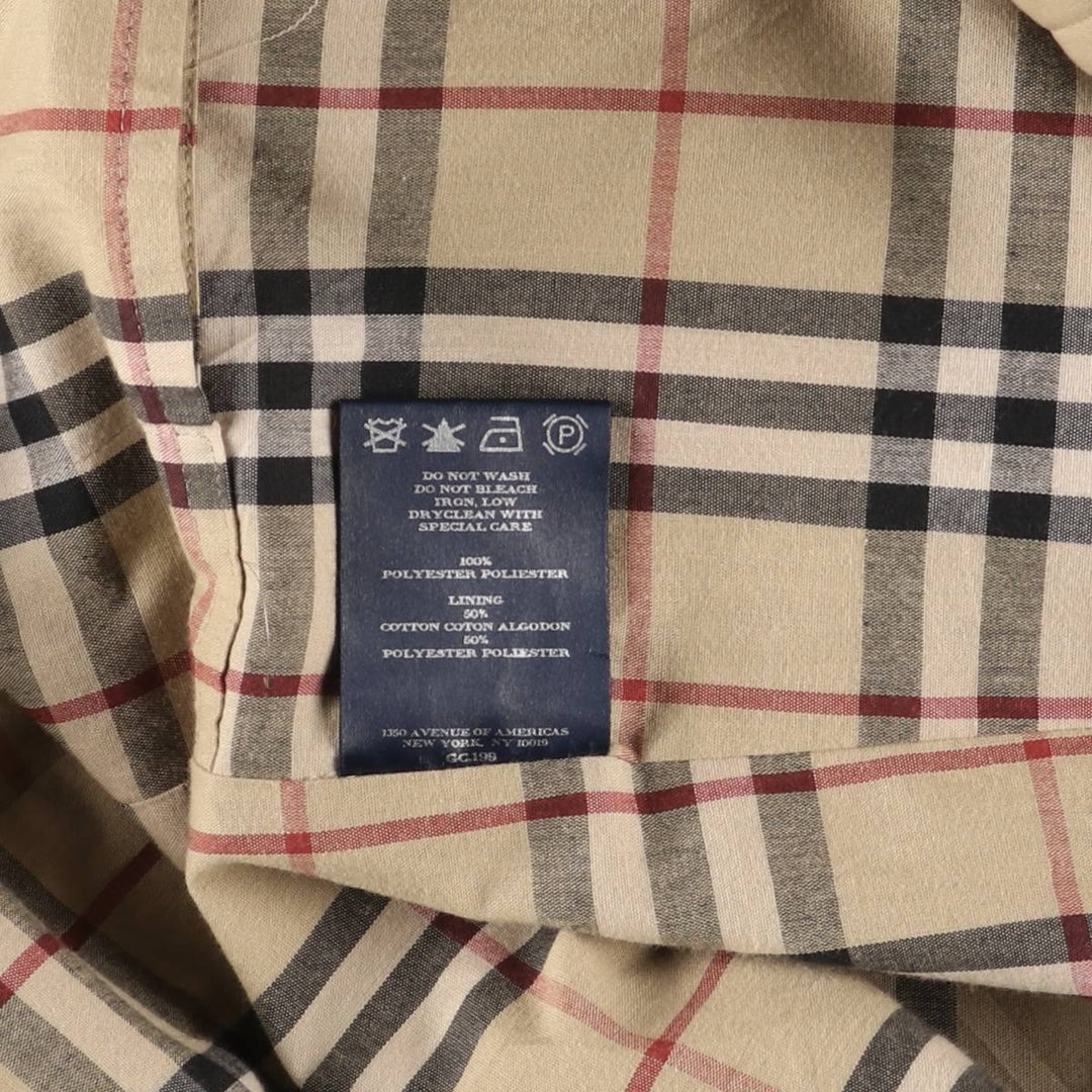 Burberry's BURBERRY LONDON Balmacaan Coat, Men's XL polyester Beige type Vintage Second Hand