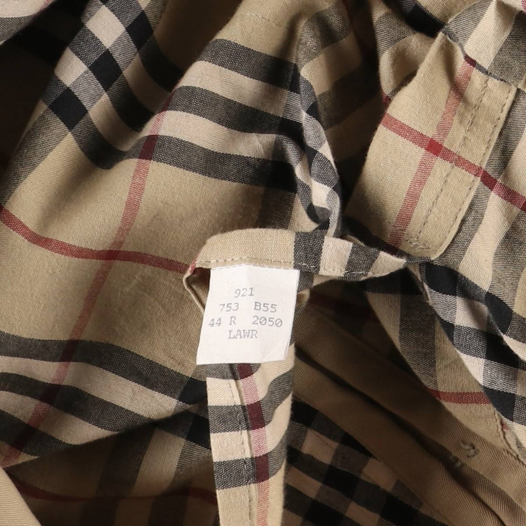 Burberry's BURBERRY LONDON Balmacaan Coat, Men's XL polyester Beige type Vintage Second Hand