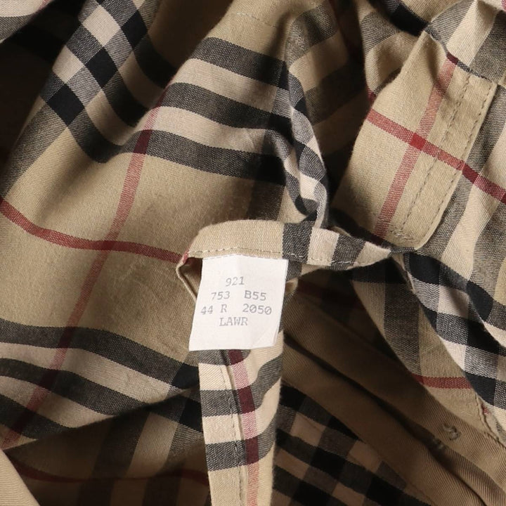 Burberry's BURBERRY LONDON Balmacaan Coat, Men's XL polyester Beige type Vintage Second Hand