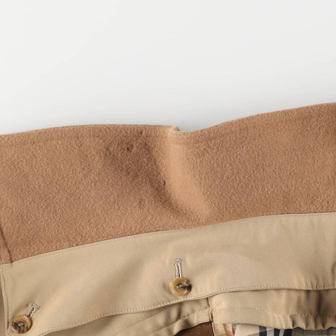 Burberry's BURBERRY LONDON Balmacaan Coat, Men's XL polyester Beige type Vintage Second Hand