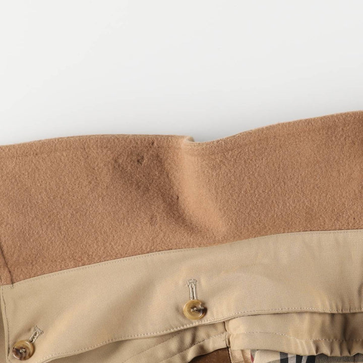 Burberry's BURBERRY LONDON Balmacaan Coat, Men's XL polyester Beige type Vintage Second Hand