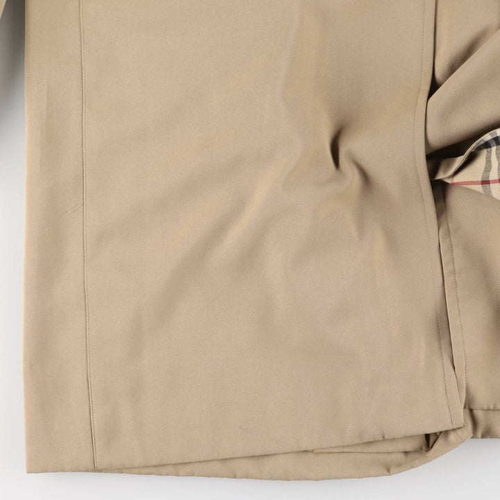 Burberry's BURBERRY LONDON Balmacaan Coat, Men's XL polyester Beige type Vintage Second Hand