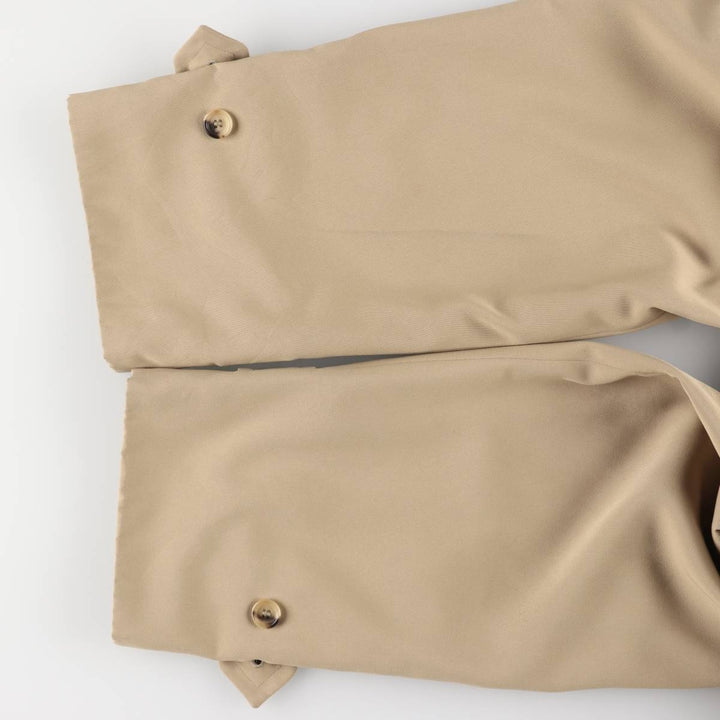 Burberry's BURBERRY LONDON Balmacaan Coat, Men's XL polyester Beige type Vintage Second Hand
