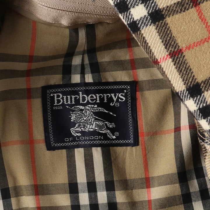 Burberry's BURBERRYS OF LONDON Balmacaan Coat, Men's XL cotton Beige type Vintage Second Hand