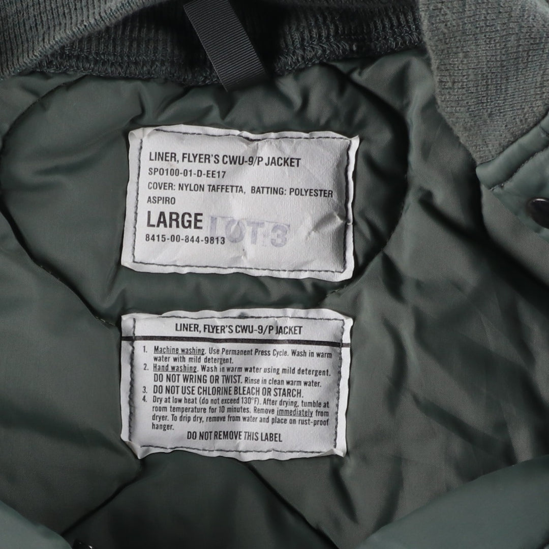 00's US military actual product CWU-9 Nylon Khaki type Vintage Second Hand