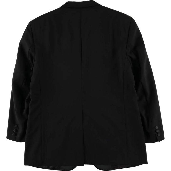 Burberry's wool tailored jacket, men's size L wool black type Vintage Second Hand