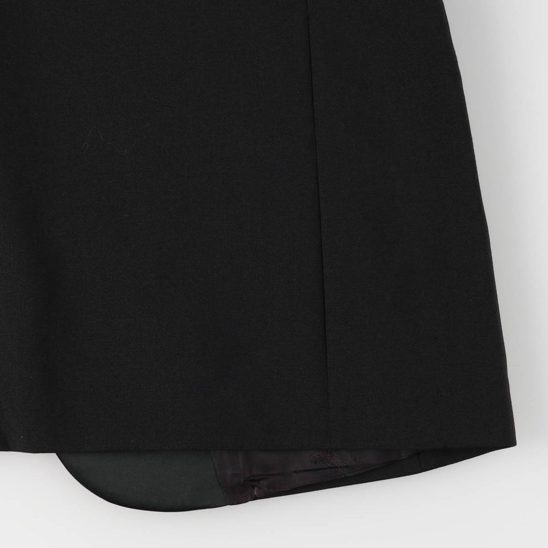 Burberry's wool tailored jacket, men's size L wool black type Vintage Second Hand