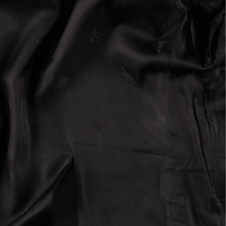 Burberry's wool tailored jacket, men's size L wool black type Vintage Second Hand