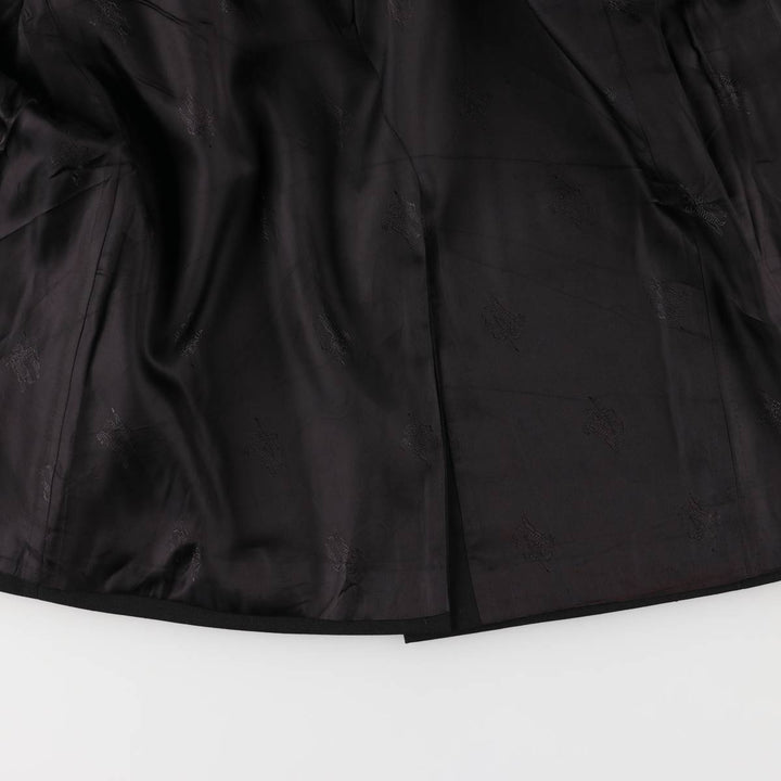 Burberry's wool tailored jacket, men's size L wool black type Vintage Second Hand