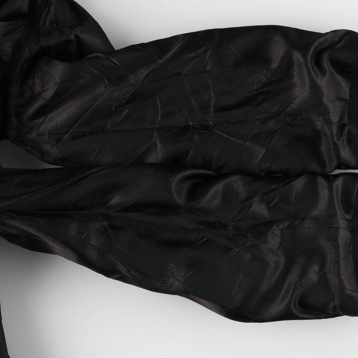 Burberry's wool tailored jacket, men's size L wool black type Vintage Second Hand