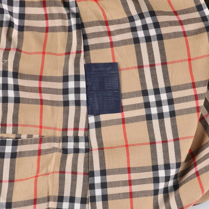 Burberry's Balmacaan Coat, Made in England, Men's Size L cotton Beige type Vintage Second Hand