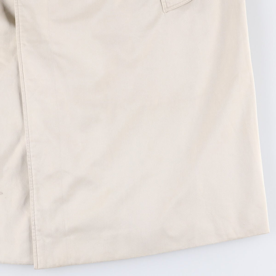 Burberry's Balmacaan Coat, Made in England, Men's Size L cotton Beige type Vintage Second Hand