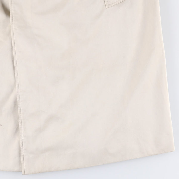 Burberry's Balmacaan Coat, Made in England, Men's Size L cotton Beige type Vintage Second Hand