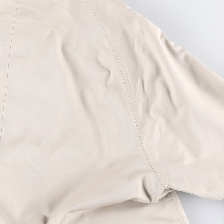 Burberry's Balmacaan Coat, Made in England, Men's Size L cotton Beige type Vintage Second Hand