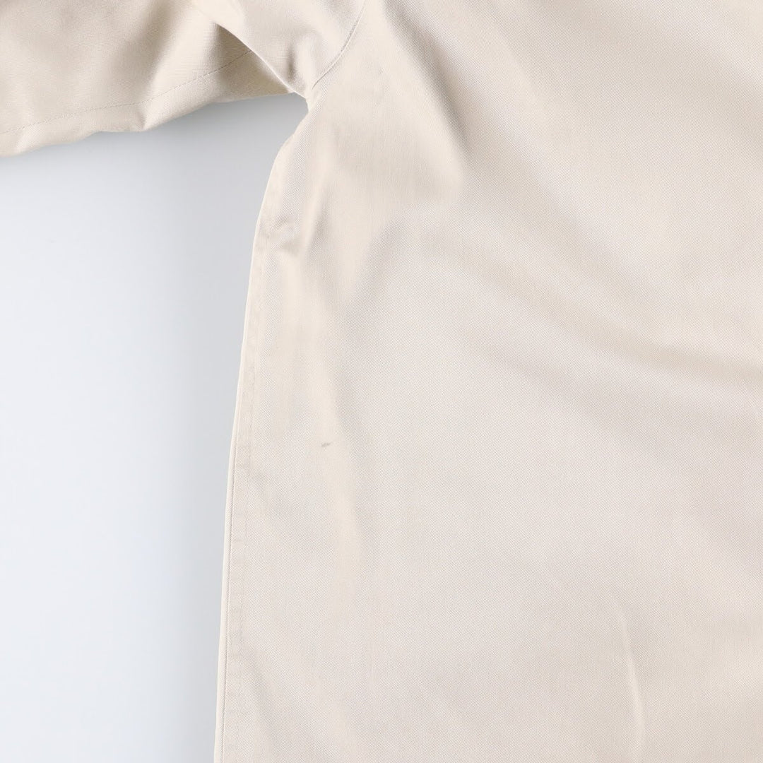 Burberry's Balmacaan Coat, Made in England, Men's Size L cotton Beige type Vintage Second Hand