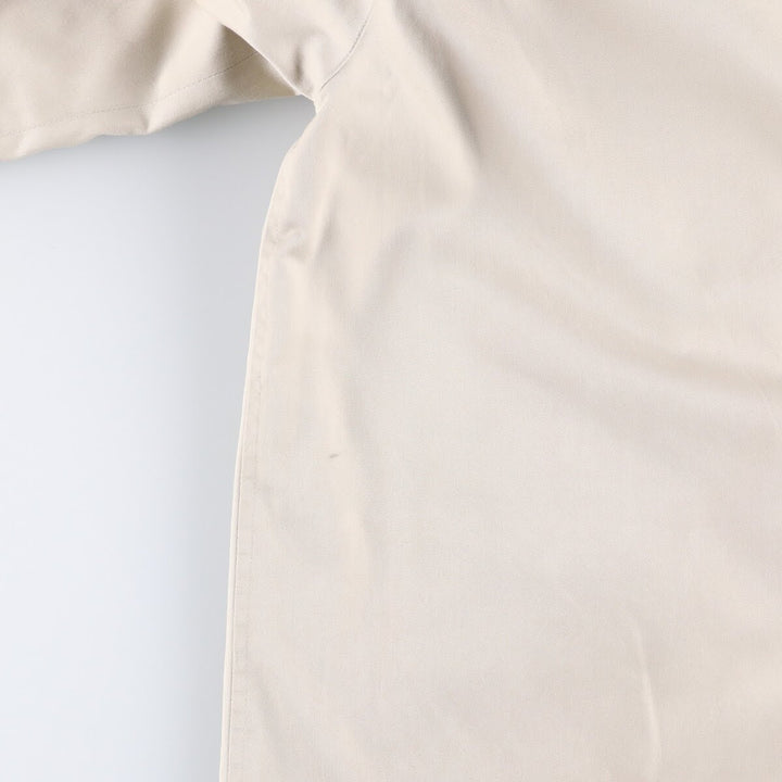 Burberry's Balmacaan Coat, Made in England, Men's Size L cotton Beige type Vintage Second Hand