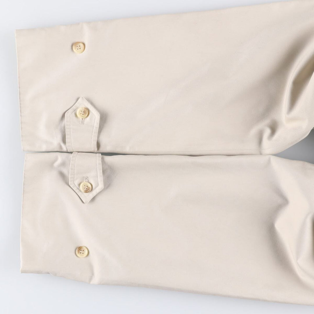 Burberry's Balmacaan Coat, Made in England, Men's Size L cotton Beige type Vintage Second Hand