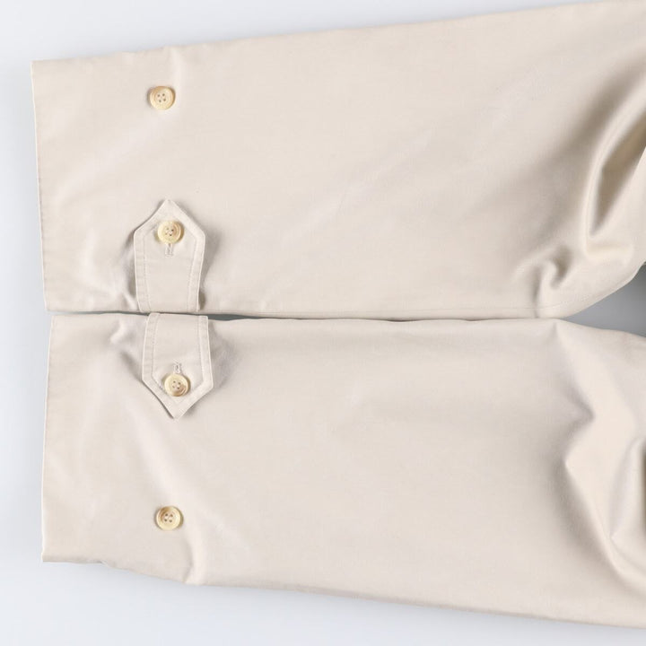 Burberry's Balmacaan Coat, Made in England, Men's Size L cotton Beige type Vintage Second Hand