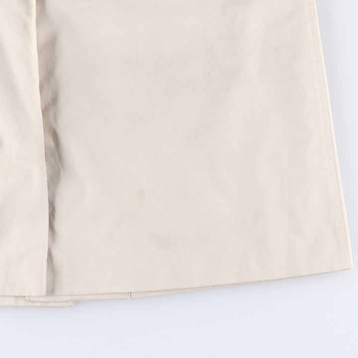 Burberry's Balmacaan Coat, Made in England, Men's Size L cotton Beige type Vintage Second Hand