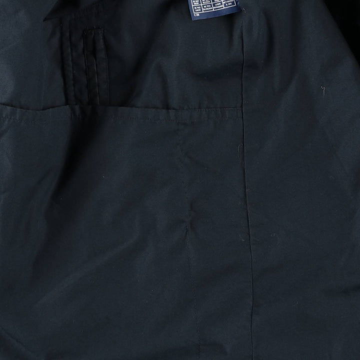 Burberry's Balmacaan Coat, Made in England, Men's XL Size polyester navy blue type Vintage Second Hand