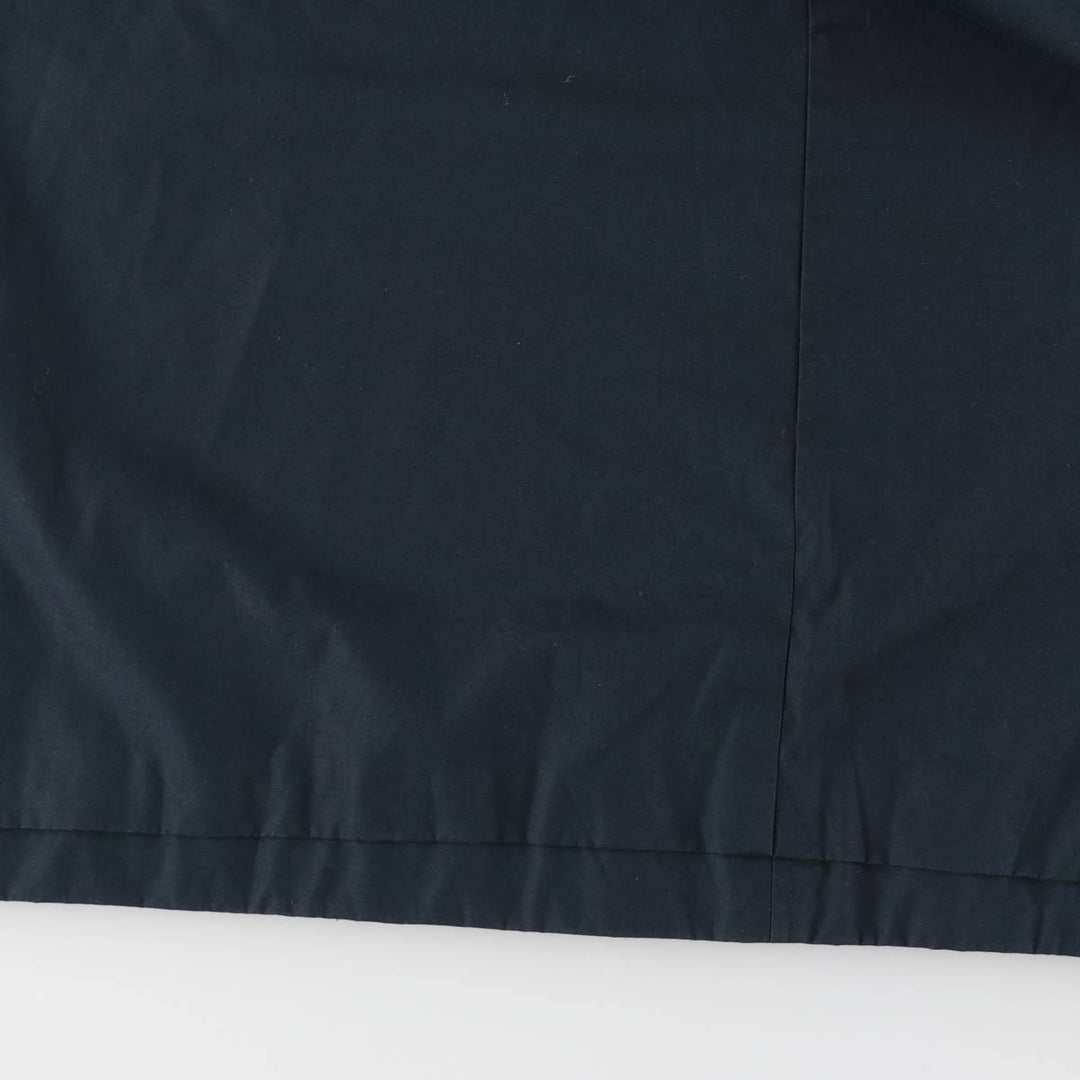 Burberry's Balmacaan Coat, Made in England, Men's XL Size polyester navy blue type Vintage Second Hand