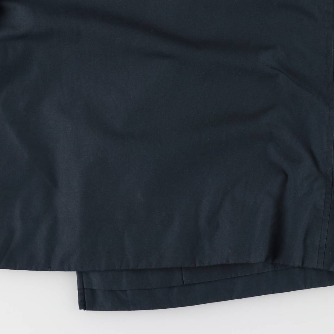 Burberry's Balmacaan Coat, Made in England, Men's XL Size polyester navy blue type Vintage Second Hand