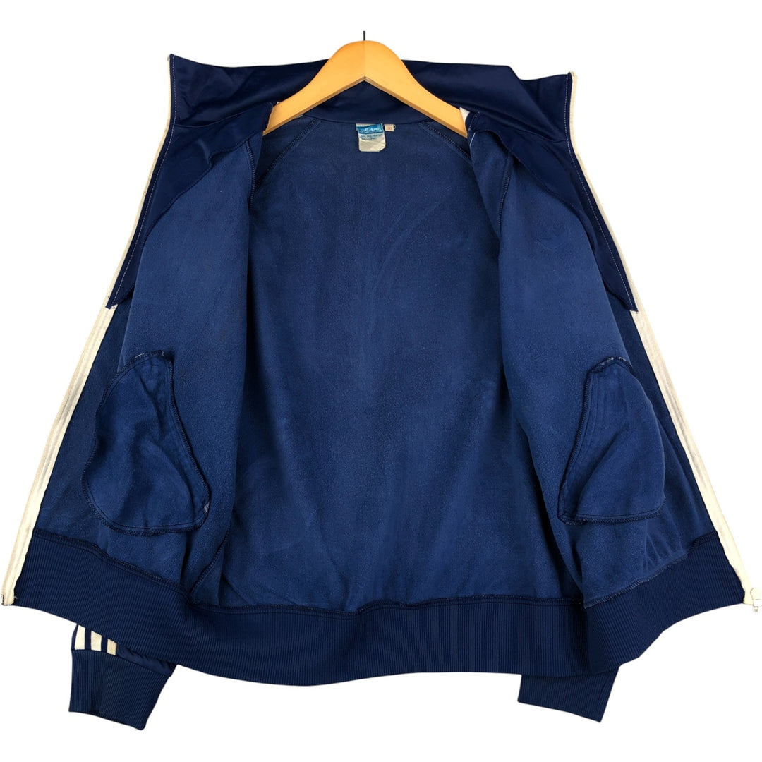 Vintage 1970'S adidas VENTEX ATP Track Jacket, Men's Size Medium polyester navy blue type Vintage Second Hand