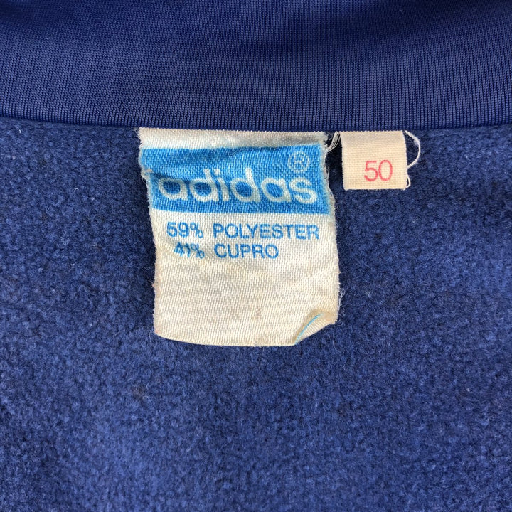 Vintage 1970'S adidas VENTEX ATP Track Jacket, Men's Size Medium polyester navy blue type Vintage Second Hand