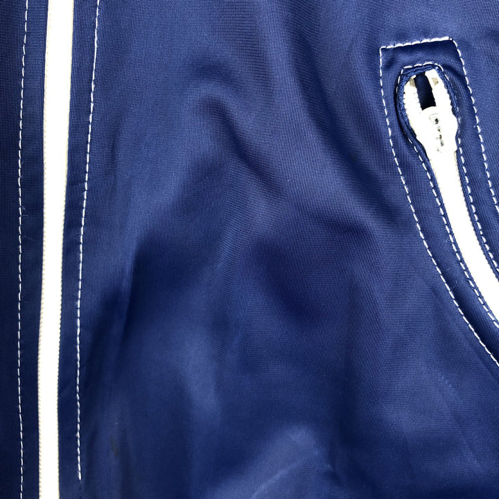 Vintage 1970'S adidas VENTEX ATP Track Jacket, Men's Size Medium polyester navy blue type Vintage Second Hand