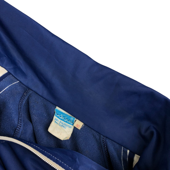 Vintage 1970'S adidas VENTEX ATP Track Jacket, Men's Size Medium polyester navy blue type Vintage Second Hand