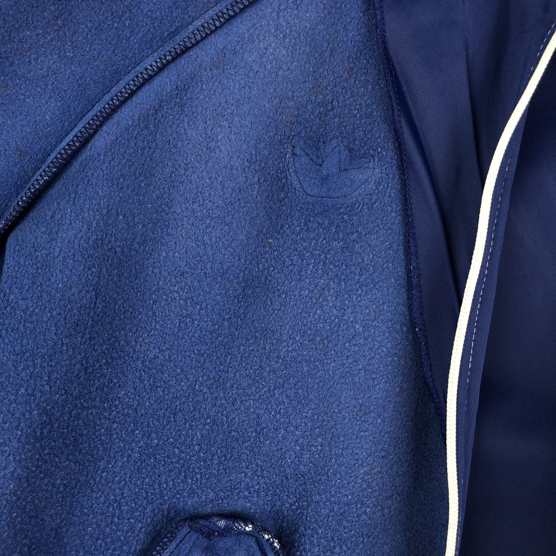 Vintage 1970'S adidas VENTEX ATP Track Jacket, Men's Size Medium polyester navy blue type Vintage Second Hand