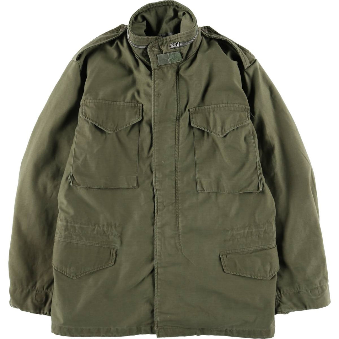 Authentic 1960'S US Military M-65 Field Jacket, Made in USA, Regular Small, Men's Size Medium unclear Khaki type Vintage Second Hand