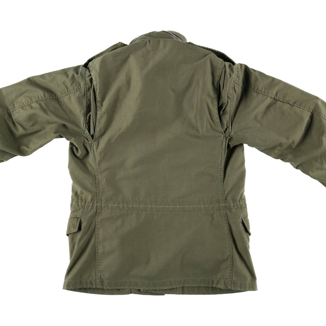 Authentic 1960'S US Military M-65 Field Jacket, Made in USA, Regular Small, Men's Size Medium unclear Khaki type Vintage Second Hand