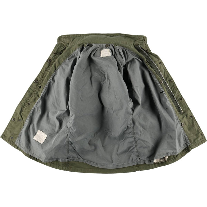 Authentic 1960'S US Military M-65 Field Jacket, Made in USA, Regular Small, Men's Size Medium unclear Khaki type Vintage Second Hand