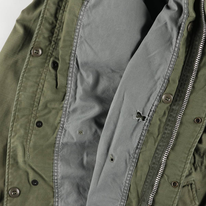 Authentic 1960'S US Military M-65 Field Jacket, Made in USA, Regular Small, Men's Size Medium unclear Khaki type Vintage Second Hand