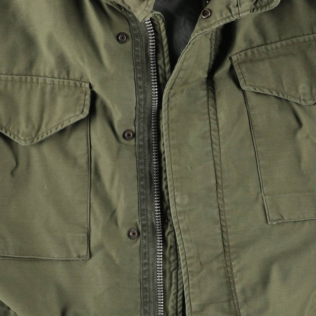 Authentic 1960'S US Military M-65 Field Jacket, Made in USA, Regular Small, Men's Size Medium unclear Khaki type Vintage Second Hand