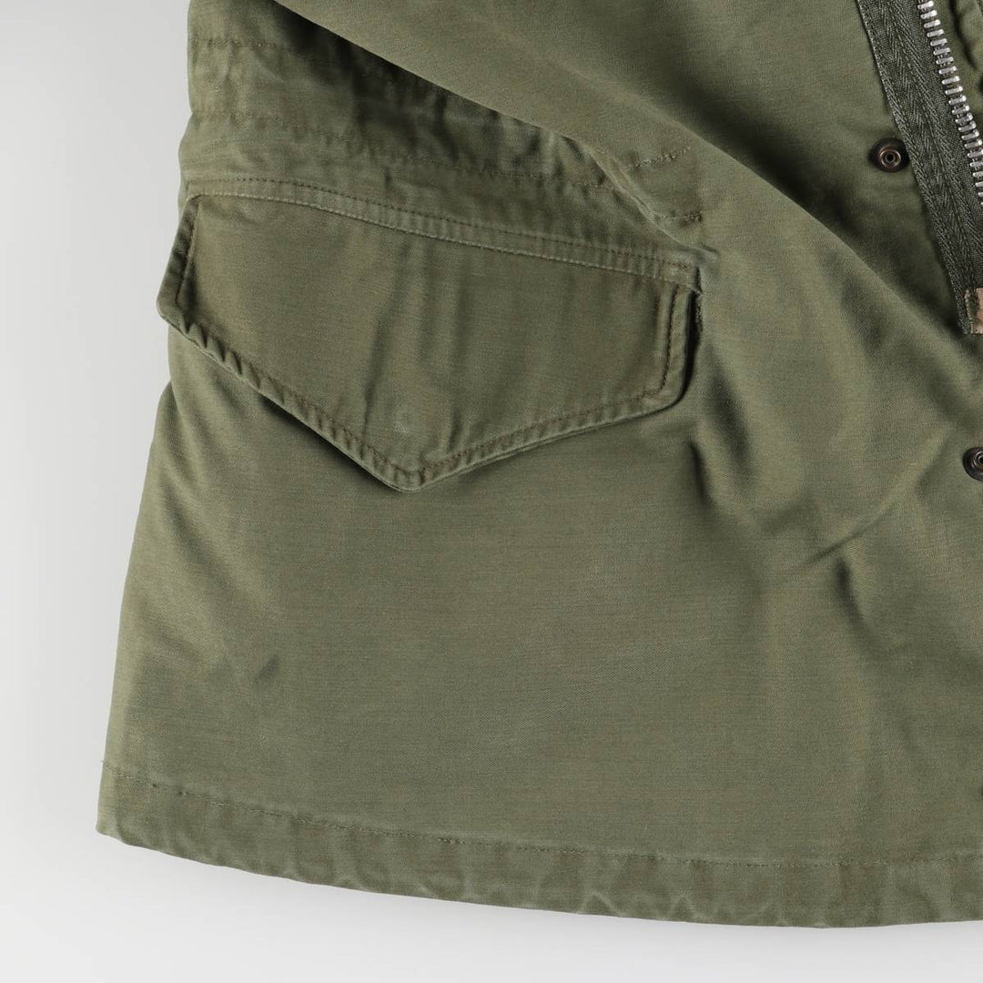 Authentic 1960'S US Military M-65 Field Jacket, Made in USA, Regular Small, Men's Size Medium unclear Khaki type Vintage Second Hand